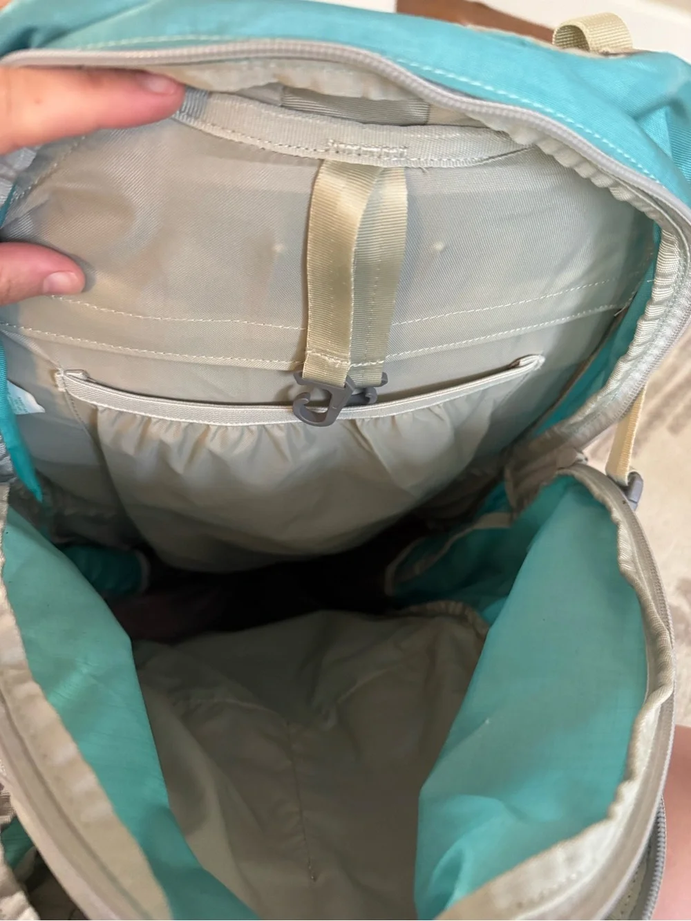 Sierra Designs Teal and Gray Hiking Backpack